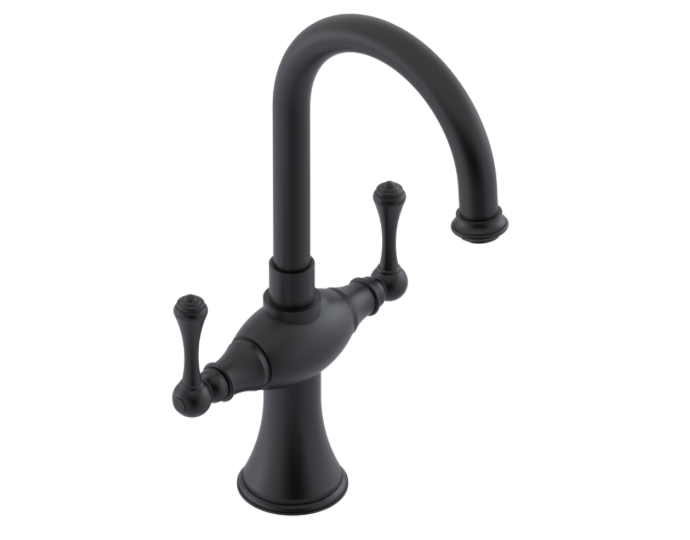 RUBINET 1CFML Jasmin Single Hole Dual Handle Lav. Set. (less drain) Secondary image