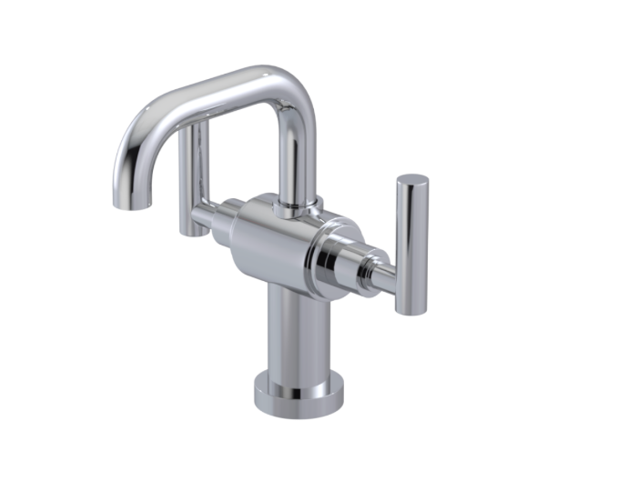 RUBINET 1CGNL Genesis Single Hole Dual Handle Lav. Set. (less drain)