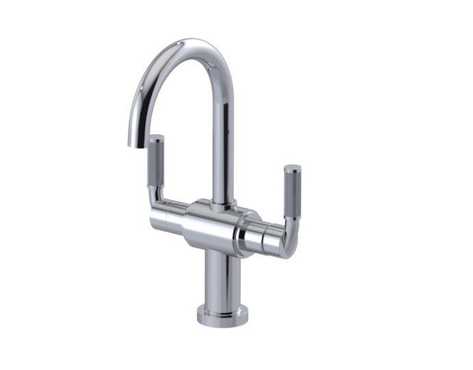 RUBINET 1CHOL H2O Single Hole Dual Handle Lav. Set. (less drain)
