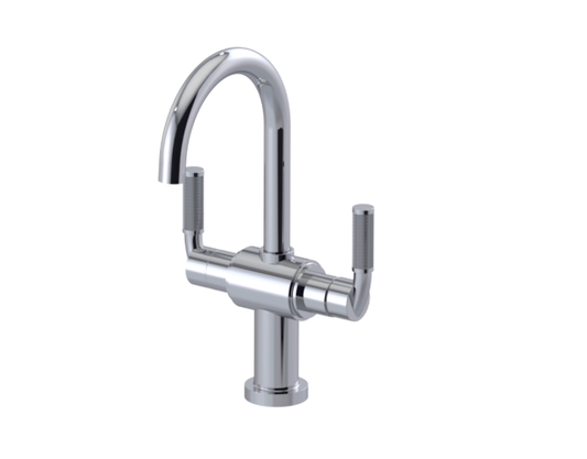 RUBINET 1CHOL H2O Single Hole Dual Handle Lav. Set. (less drain)