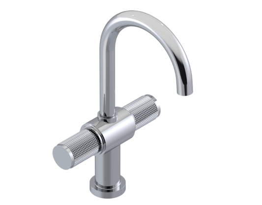 RUBINET 1CHOR H2O Single Hole Dual Handle Lav. Set. (less drain)