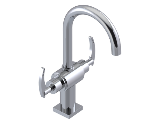 RUBINET 1CLAL LaSalle Single Hole Dual Handle Lav. Set. (less drain)