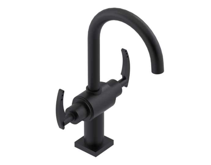 RUBINET 1CLAL LaSalle Single Hole Dual Handle Lav. Set. (less drain) Secondary image