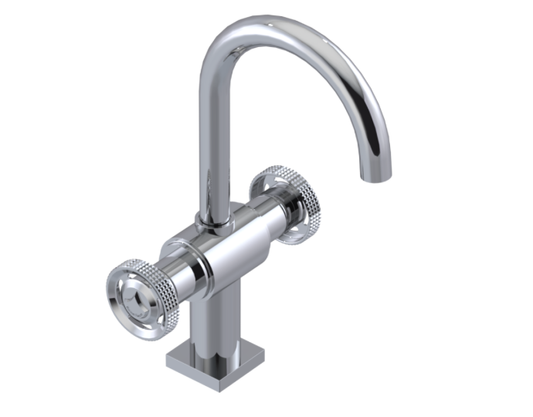 RUBINET 1CLAR LaSalle Single Hole Dual Handle Lav. Set. (less drain)