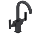RUBINET 1CMQL Matthew Quinn Single Hole Dual Handle Lav. Set. (less drain)