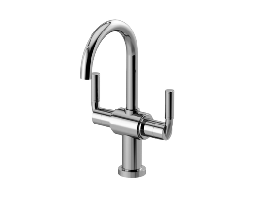 RUBINET 1CNVL Nouveau Single Hole Dual Handle Lav. Set. (less drain)