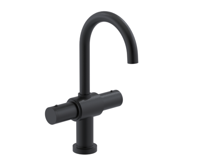 RUBINET 1CNVR Nouveau Single Hole Dual Handle Lav. Set. (less drain) Secondary image