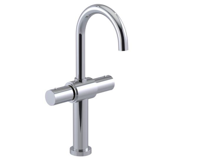 RUBINET 1DNVR Nouveau Single Hole Dual Handle Lav. Set. with extended base (less drain) Main image