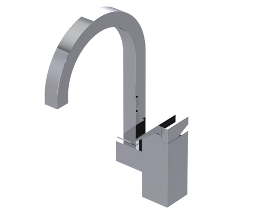 RUBINET 1KRSL Seven Single Hole Single Control Lav. Set. (less drain)