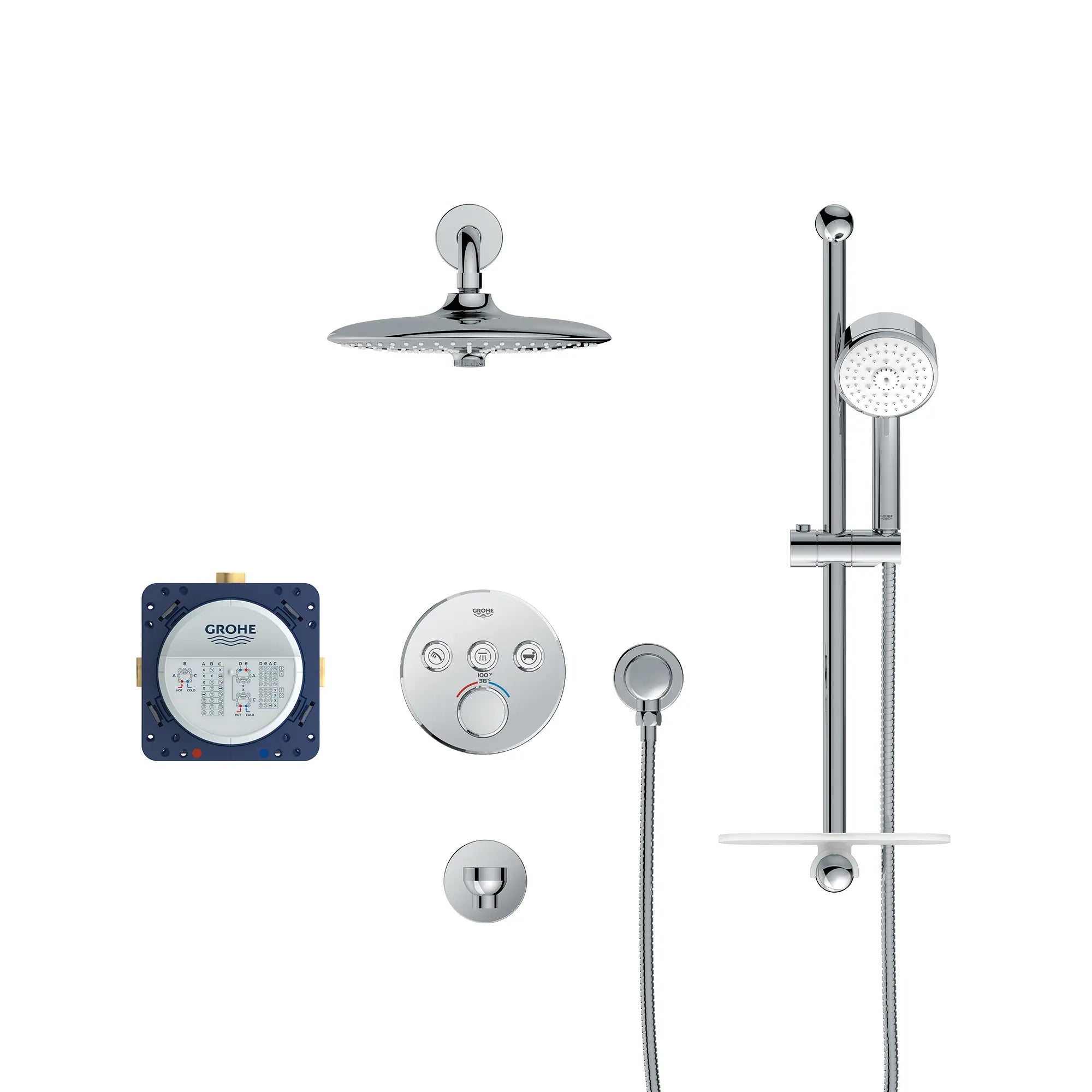 GROHE 1030170000 Eurosmart Thm Shower System Ca Secondary image