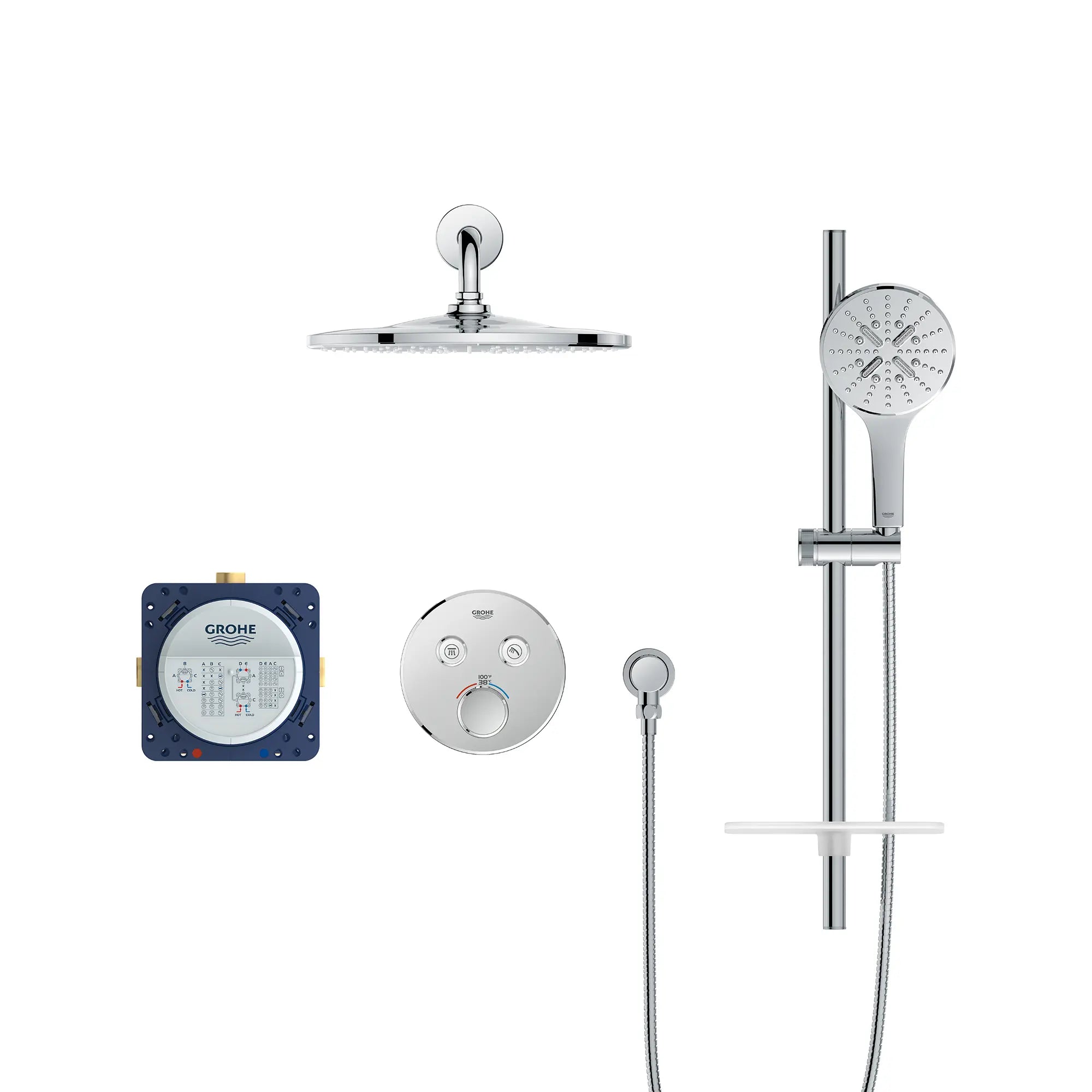 GROHE 1030700000 Rainshower Dual  Thm Shower System Ca Secondary image