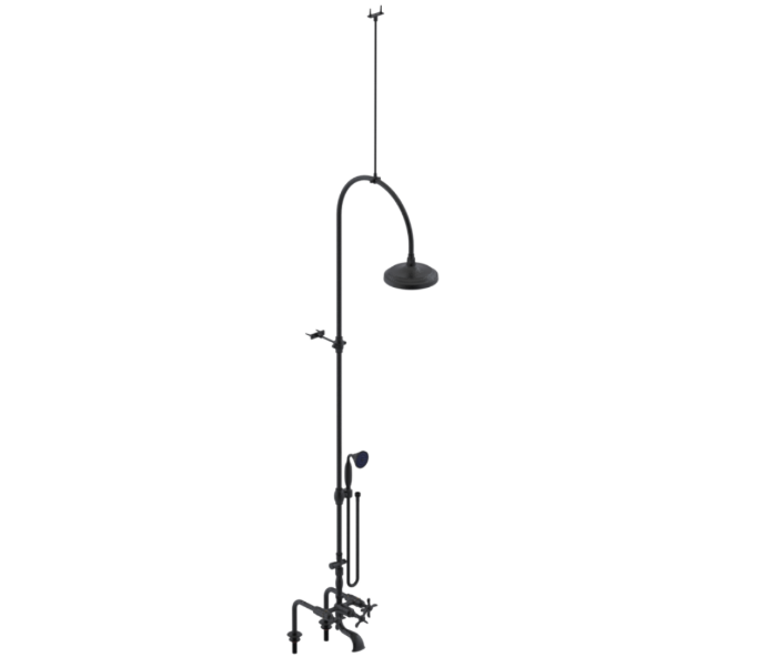 RUBINET 2DRVL Raven Deck Mount Tub & Shower with Hand Held Shower