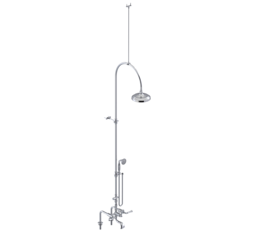 RUBINET 2DRVL Raven Deck Mount Tub & Shower with Hand Held Shower