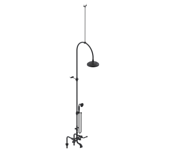 RUBINET 2DRVL Raven Deck Mount Tub & Shower with Hand Held Shower