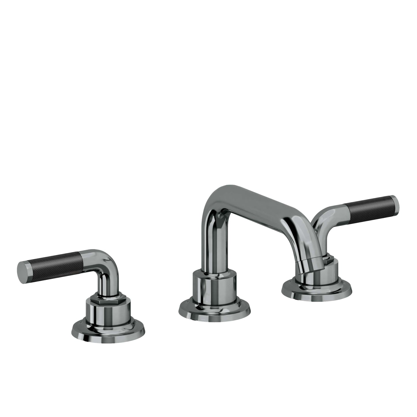 California Faucets 3002ZBF  Descanso  8" Widespread Lavatory Faucet with Completely Finished Zero Drain and Smooth Handle