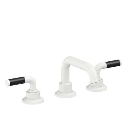 California Faucets 3002ZBF  Descanso  8" Widespread Lavatory Faucet with Completely Finished Zero Drain and Smooth Handle