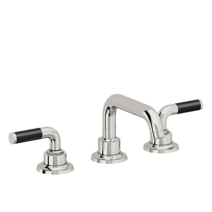 California Faucets 3002ZBF  Descanso  8" Widespread Lavatory Faucet with Completely Finished Zero Drain and Smooth Handle