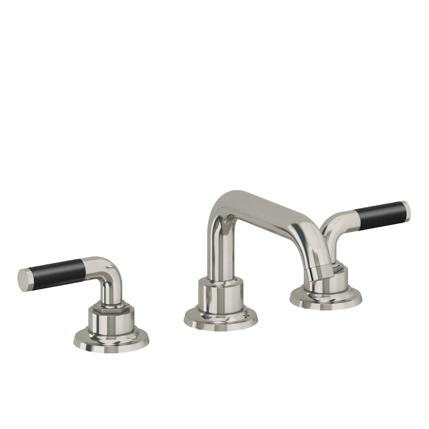 California Faucets 3002ZBF  Descanso  8" Widespread Lavatory Faucet with Completely Finished Zero Drain and Smooth Handle