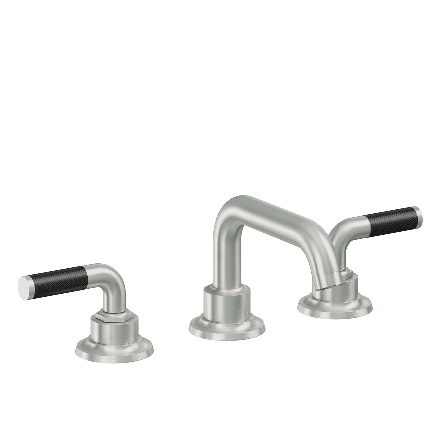 California Faucets 3002ZBF  Descanso  8" Widespread Lavatory Faucet with Completely Finished Zero Drain and Smooth Handle