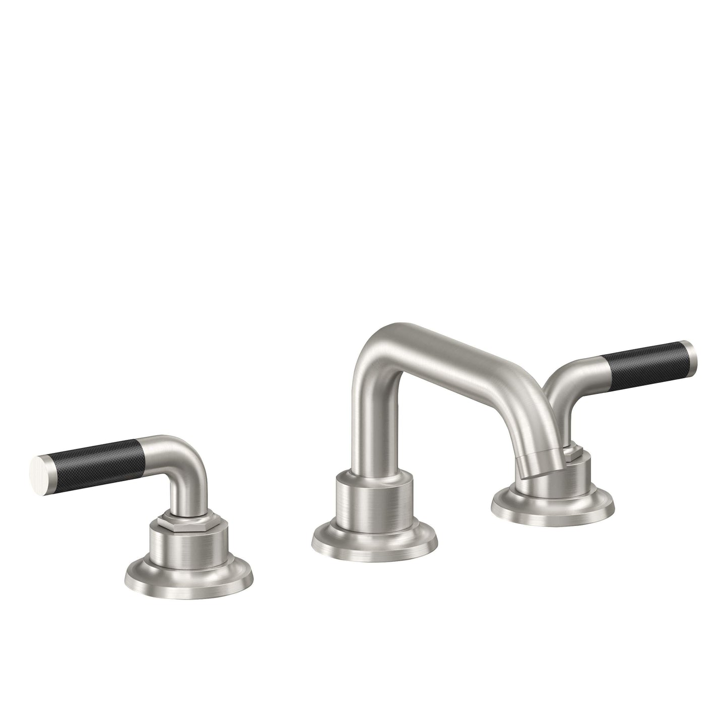California Faucets 3002ZBF  Descanso  8" Widespread Lavatory Faucet with Completely Finished Zero Drain and Smooth Handle