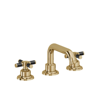 California Faucets 3002XF  Descanso  8" Widespread Lavatory Faucet with ZeroDrain and Carbon Fiber Handle