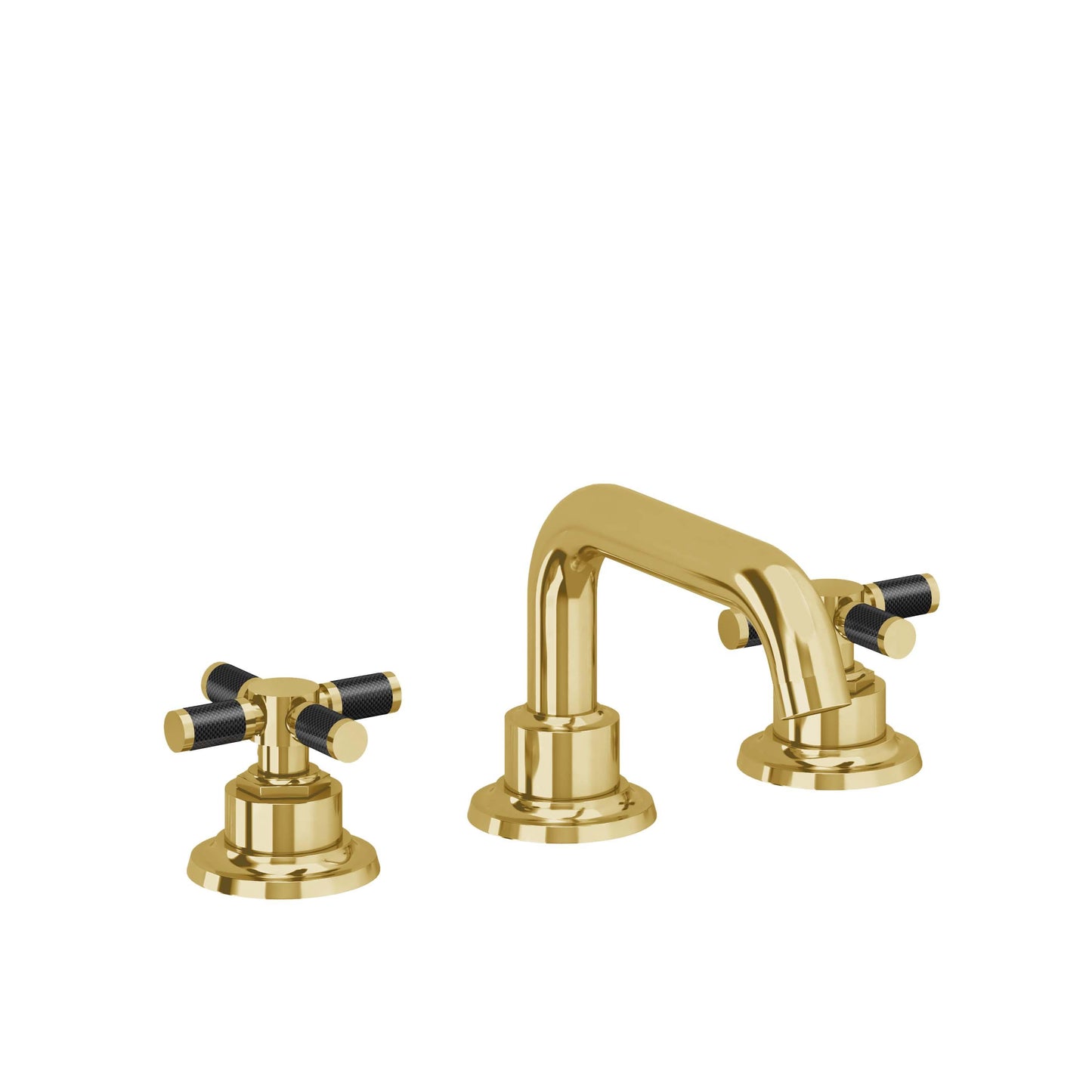 California Faucets 3002XF  Descanso  8" Widespread Lavatory Faucet with ZeroDrain and Carbon Fiber Handle