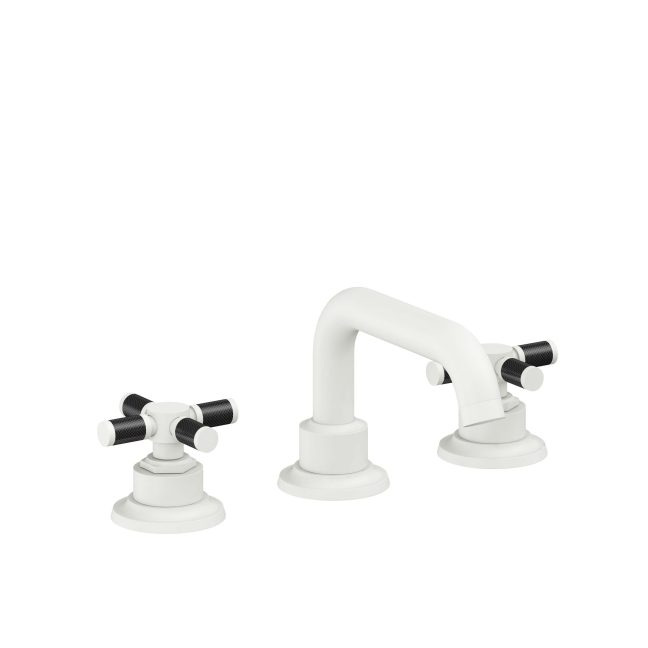 3002XF-MWHT - California Faucets 8" Widespread Lavatory Faucet
