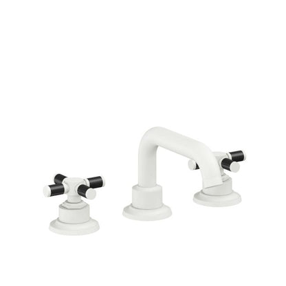 3002XF-MWHT - California Faucets 8" Widespread Lavatory Faucet