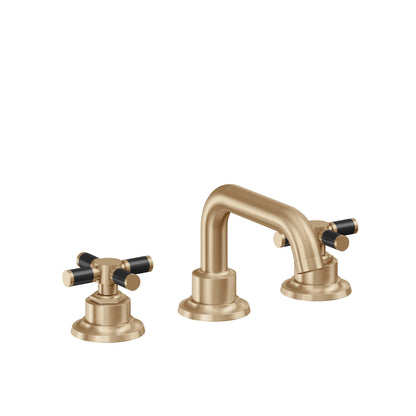 California Faucets 3002XF  Descanso  8" Widespread Lavatory Faucet with ZeroDrain and Carbon Fiber Handle