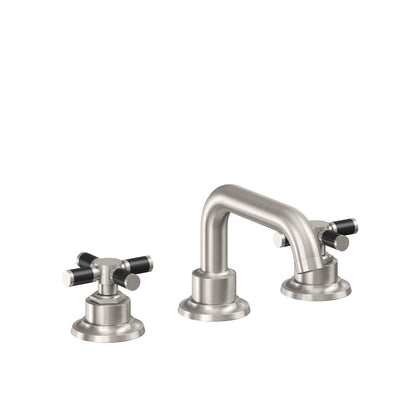 California Faucets 3002XF  Descanso  8" Widespread Lavatory Faucet with ZeroDrain and Carbon Fiber Handle