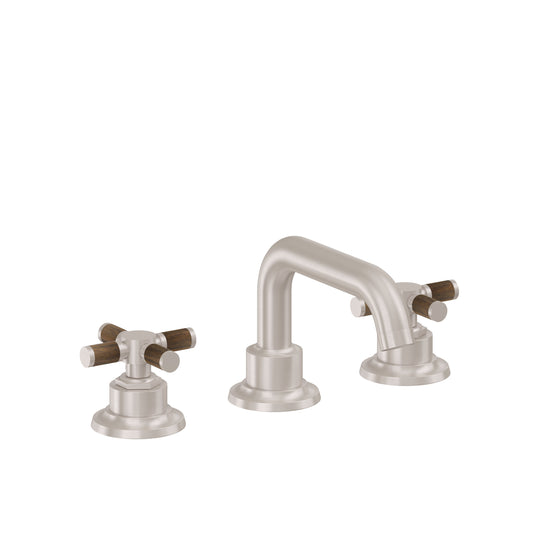 California Faucets 3002XT  Descanso  8" Widespread Lavatory Faucet with ZeroDrain and Teak Handle