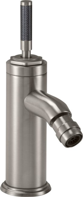 CALIFORNIA FAUCETS 3004F-1 Descanso Single Hole Bidet - Carbon Fiber Handle