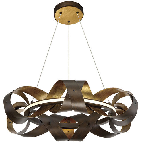 EUROFASE 30081 Banderia Led 23 inch Bronze Chandelier Ceiling Light Small