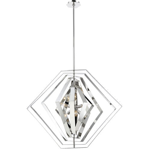 EUROFASE 31887 Downtown 6 Light 33 inch-Chandelier Ceiling Light