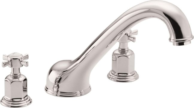 CALIFORNIA FAUCETS 3408 Cardiff Complete Roman Tub Set