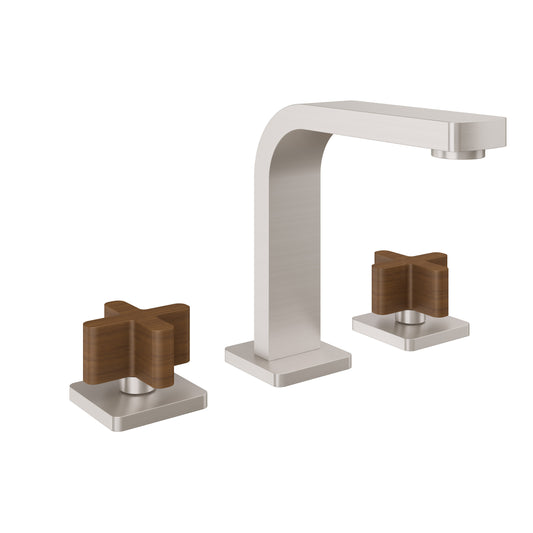 California Faucets 3702XT  San Elijo  8" Widespread Lavatory Faucet with ZeroDrain and Teak Handle