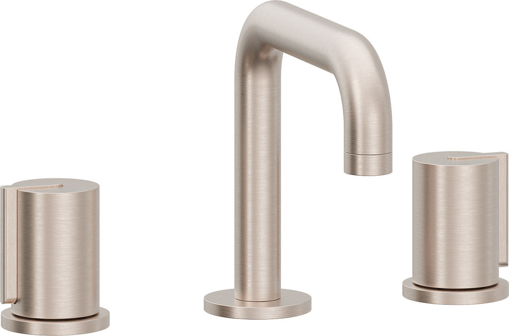 California Faucets 3902Q  Jalama  8" Widespread Lavatory Faucet - Quad Spout with ZeroDrain and Smooth Cylinder Handle