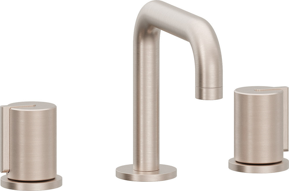 California Faucets 3902QK  Jalama  8" Widespread Lavatory Faucet - Quad Spout with ZeroDrain and Knurled Cylinder Handle