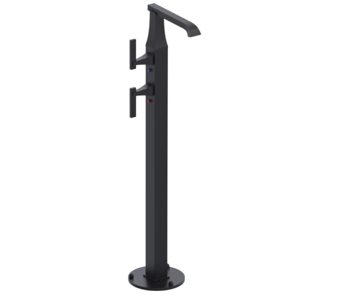 RUBINET 3FICL Ice Floor Mount Tub Filler