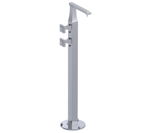 RUBINET 3FICQ Ice Floor Mount Tub Filler