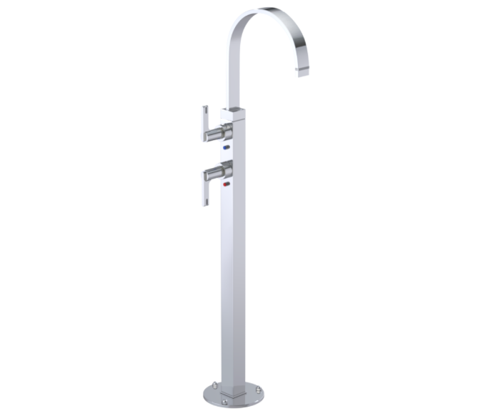 RUBINET 3FRTL R10 Floor Mount Tub Filler
