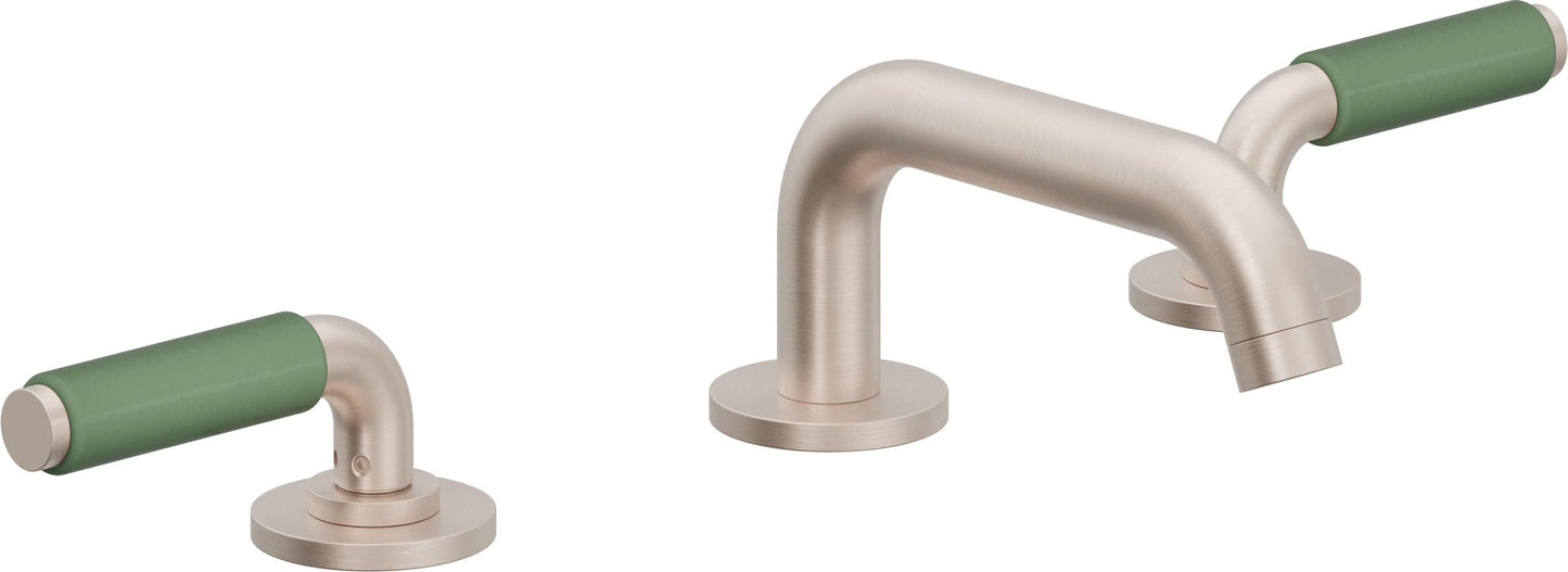 California Faucets 4102-GP  Cayucos®  8" Widespread Lavatory Faucet with ZeroDrain® - Low Quad Spout