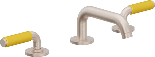 California Faucets 4102-YP  Cayucos  8" Widespread Lavatory Faucet with ZeroDrain - Low Quad Spout