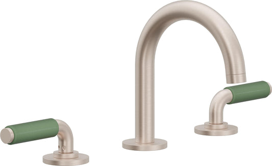 California Faucets 4102M-GP  Cayucos®  8" Widespread Lavatory Faucet with ZeroDrain® - Medium Spout