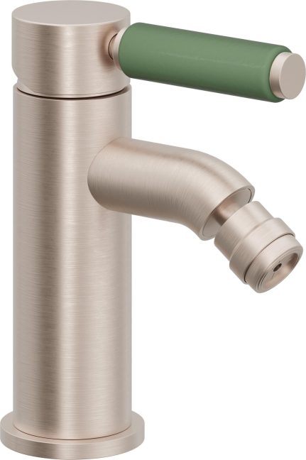 CALIFORNIA FAUCETS 4104-1-GP Cayucos Single Hole Bidet - Green Porcelain Handle