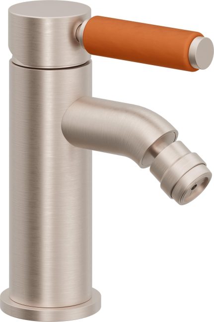 CALIFORNIA FAUCETS 4104-1-OP Cayucos Single Hole Bidet - Orange Porcelain Handle