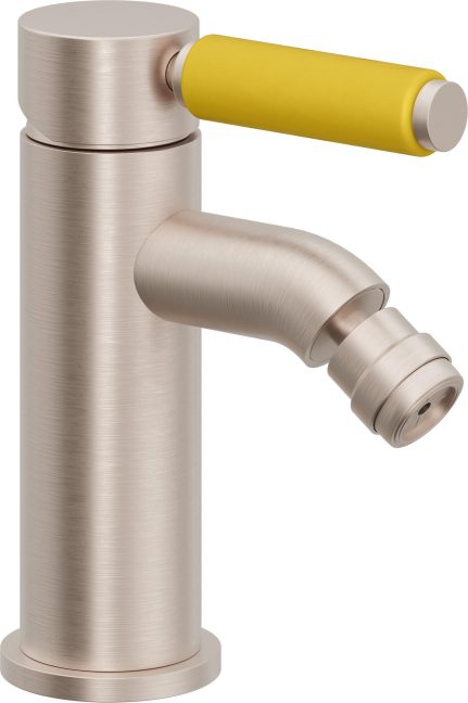 CALIFORNIA FAUCETS 4104-1-YP Cayucos Single Hole Bidet - Yellow Porcelain Handle