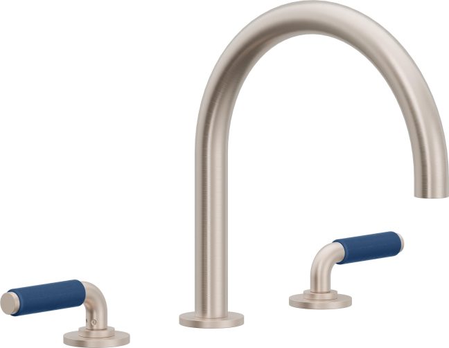 CALIFORNIA FAUCETS 4108-BP Cayucos Complete Roman Tub Set - Arc Spout