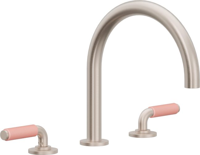 CALIFORNIA FAUCETS 4108-PP Cayucos Complete Roman Tub Set - Arc Spout