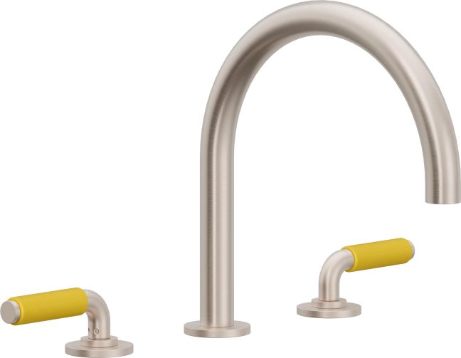 CALIFORNIA FAUCETS 4108-YP Cayucos Complete Roman Tub Set - Arc Spout